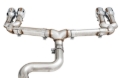 Picture of AWE Tuning Audi 8V S3 Track Edition Exhaust w/Chrome Silver Tips 102mm