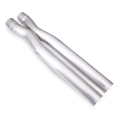 Picture of Stainless Works, 3" X-pipe with 4-1/8" center with 3" ID inlets.