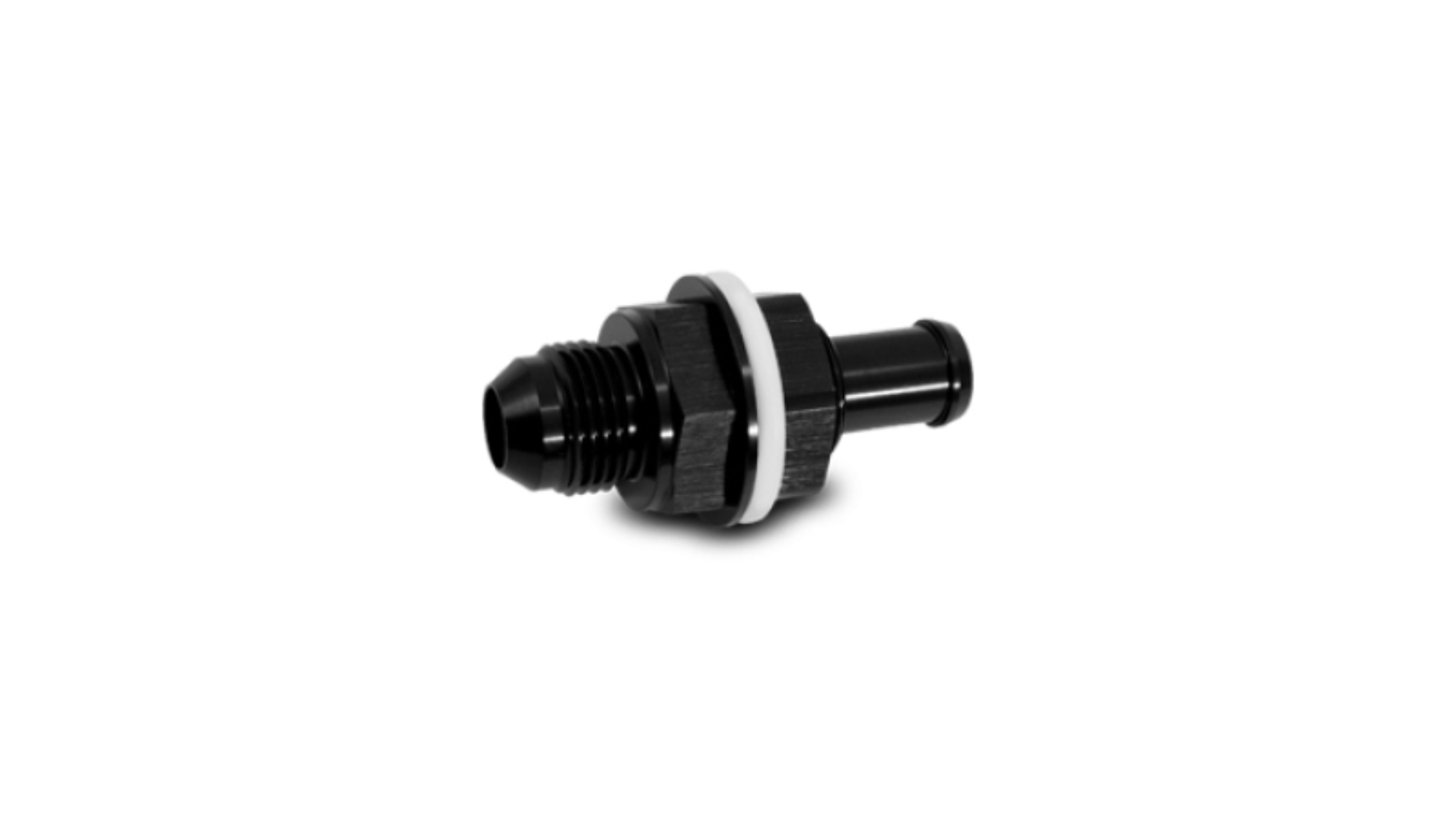 Picture of Vibrant Bulkhead Fuel Cell Adapter -6AN Male Flare x 3/8in Barb