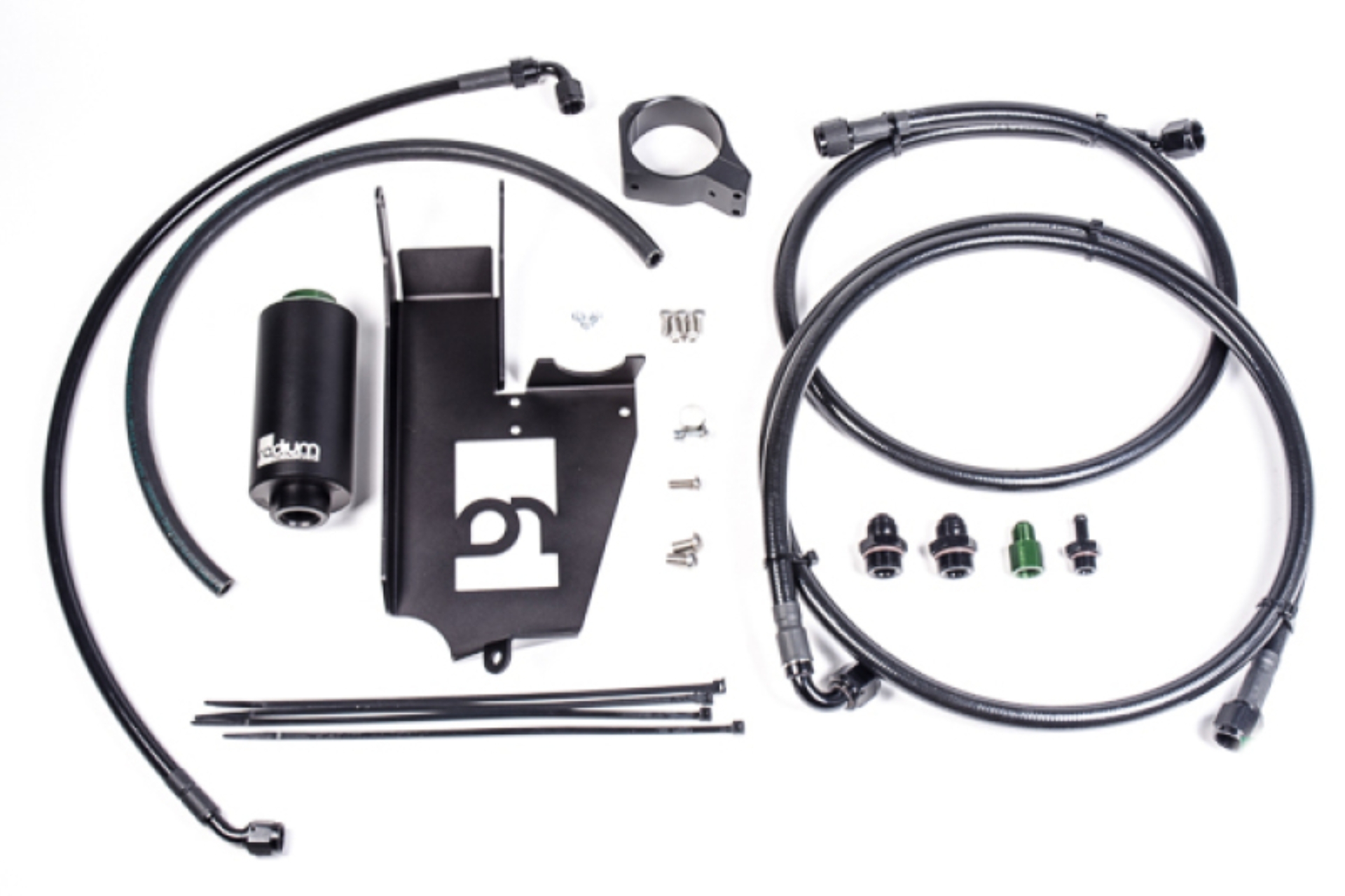 Picture of Radium Engineering Fuel Hanger Plumbing Kit EVO 7/8/9 Microglass Filter