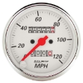 Picture of Autometer Arctic White 3-1/8in 0-120 MPH Mechanical Speedometer Gauge