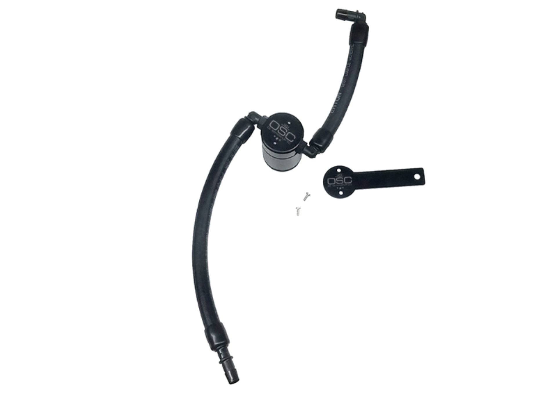 Picture of J&L 2019-2024 Dodge Ram 1500 5.7L Oil Separator 3.0 Passenger Side - Black Anodized