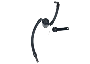 Picture of J&L 2019-2024 Dodge Ram 1500 5.7L Oil Separator 3.0 Passenger Side - Black Anodized