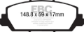 Picture of EBC Redstuff Brake Pad Sets - DP31896C
