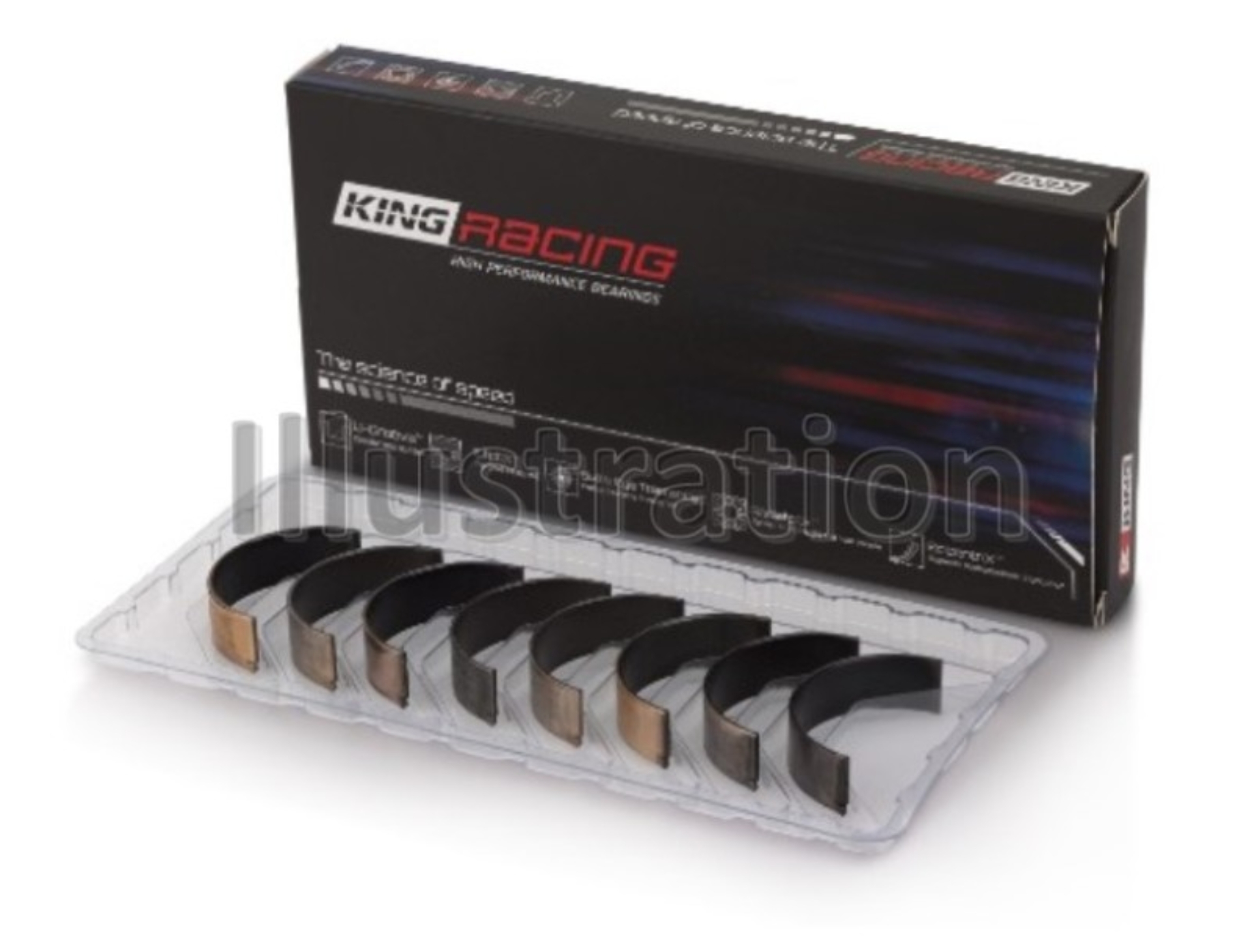 Picture of King Engine Bearings Toyota 2ZZ-GE (Size STDX) Connecting Rod Bearings (Set of 4)