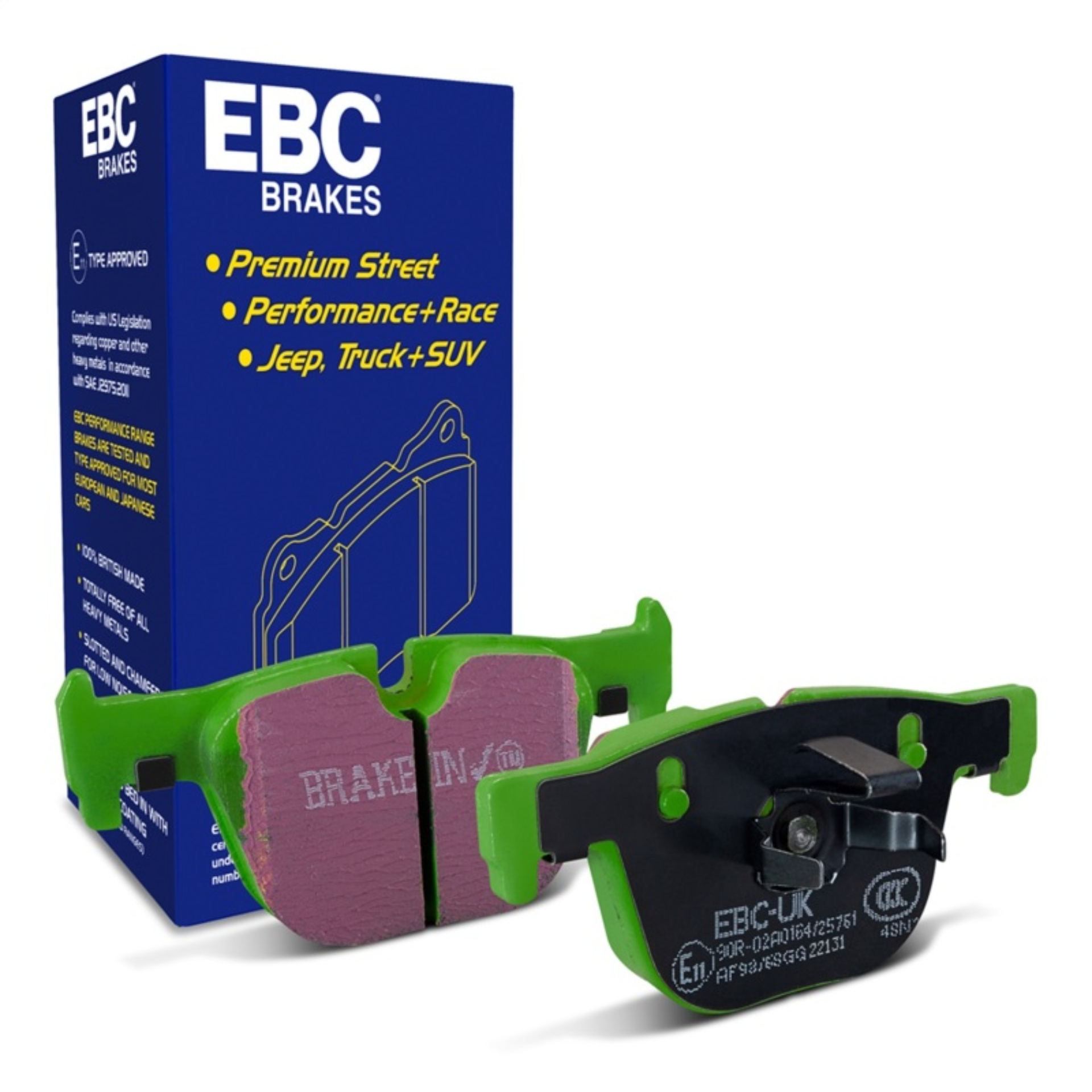 Picture of EBC Greenstuff Brake Pad Sets - DP22131