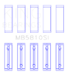 Picture of King Engine Bearings Toyota 2AR-FE, 2AR-FXE Crankshaft Main Bearing Set