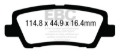 Picture of EBC Redstuff Brake Pad Sets - DP33012C