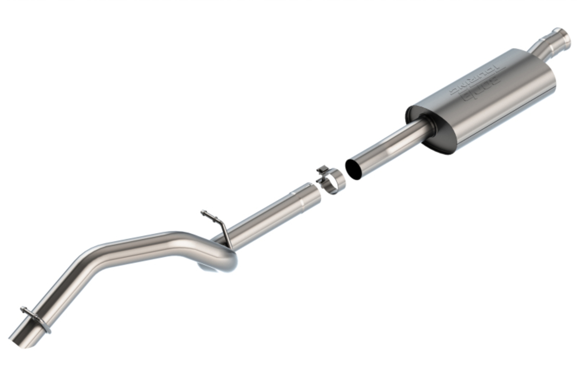 Picture of Borla 18-20 Jeep Wrangler JLU 2.0L I4 Climber Turn Down Exit Cat-Back Exhaust