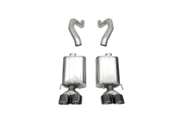 Picture of Corsa 06-13 Chevy Corvette C6 Z06 7.0L / 09-13 ZR1 6.2L Black PVD AxleBack Exhaust w/4.5in Twin Tips