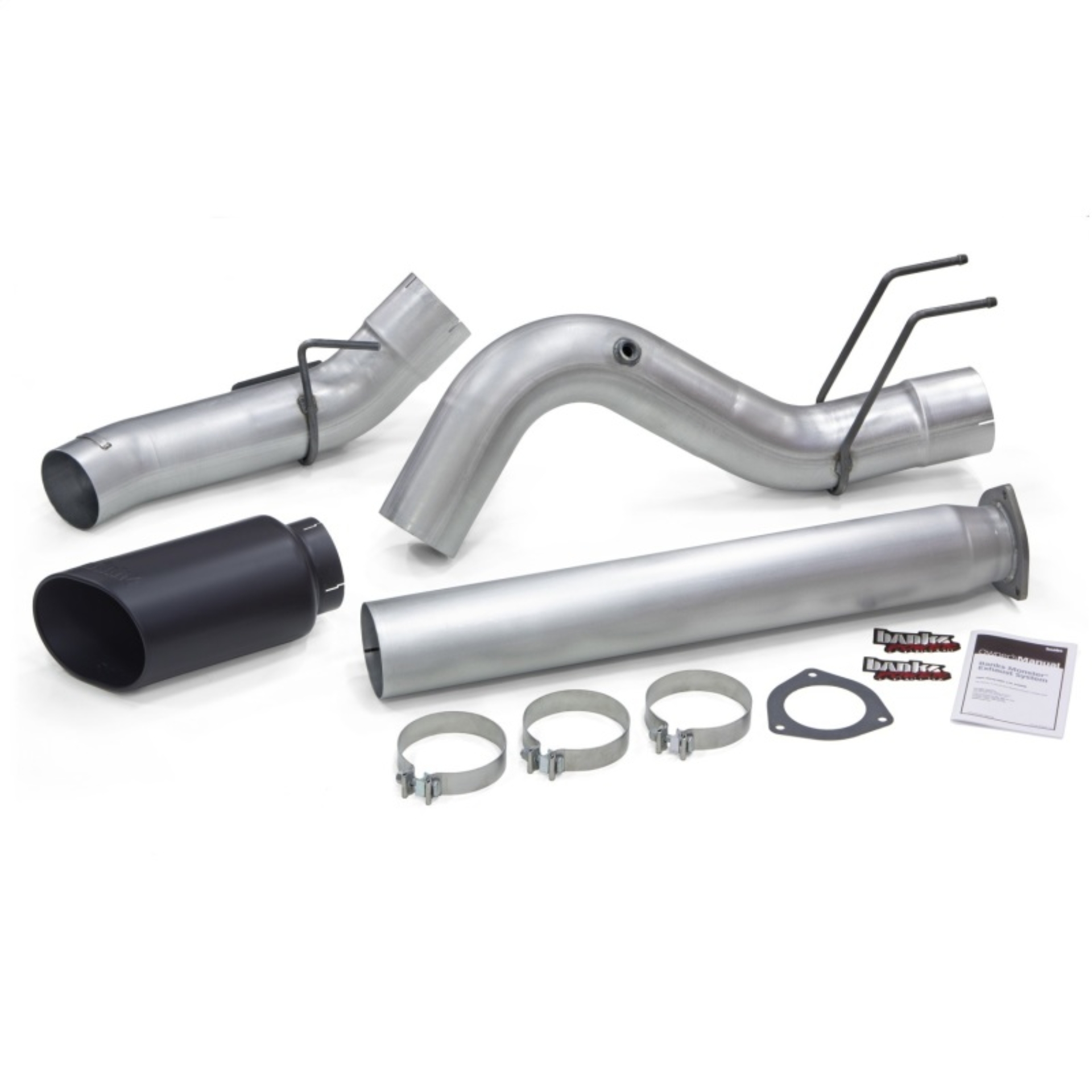 Picture of Banks Power 2017 Ford 6.7L 5in Monster Exhaust System - Single Exhaust w/ Black Tip