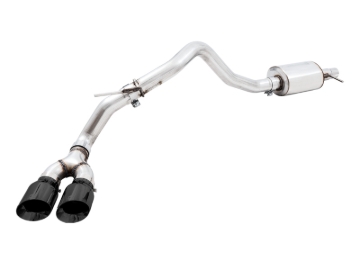 Picture of AWE Tuning 2019+ Ford Ranger 0FG Performance Exhaust System w/Diamond Black Tips & Rock Guard