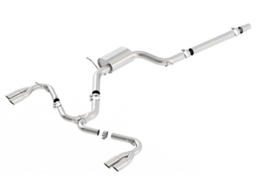 Picture of Borla 14-19 Seat Leon Cupra 2.0L AT/MT FWD 4DR Stainless Steel S-Type Catback Exhaust Brushed Tip