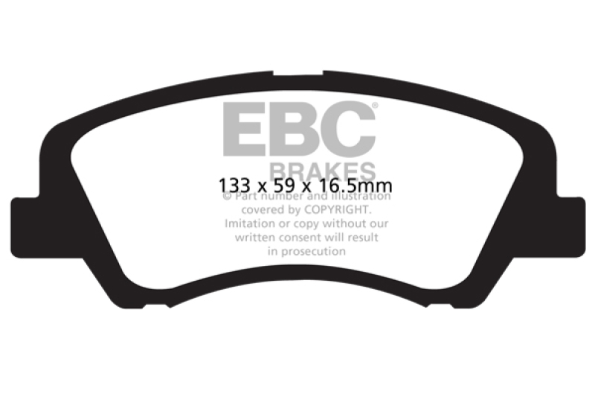Picture of EBC Greenstuff Brake Pad Sets - DP21899