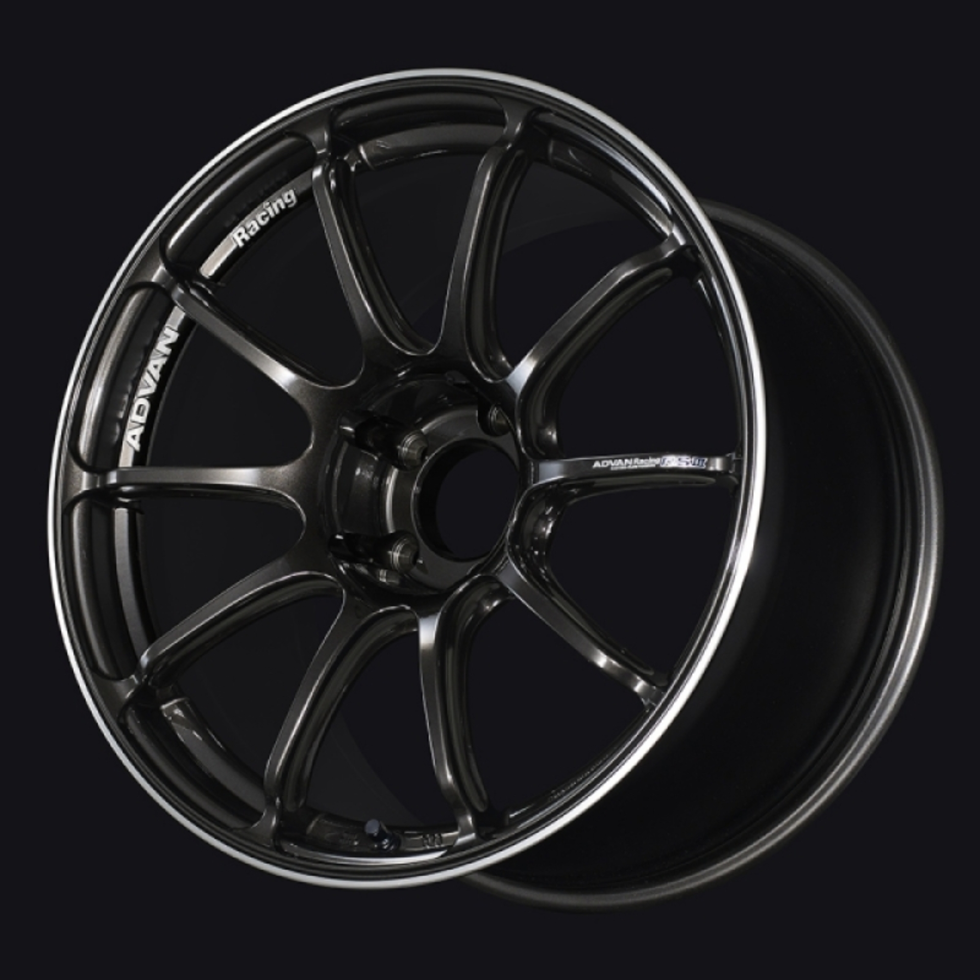 Picture of Advan RSIII 18x8.5 +45 5x112 Black Gun Metallic and Ring Wheel