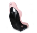 Picture of NRG FRP Bucket Seat Prisma Edition w/ Pearlized Back and Pink Alcantara (Medium)