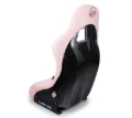 Picture of NRG FRP Bucket Seat Prisma Edition w/ Pearlized Back and Pink Alcantara (Medium)