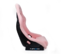 Picture of NRG FRP Bucket Seat Prisma Edition w/ Pearlized Back and Pink Alcantara (Medium)