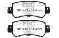 Picture of EBC Yellowstuff Brake Pad Sets - DP42135R