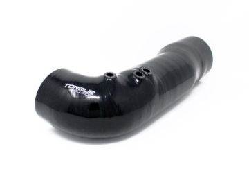 Picture of Torque Solution Turbo Inlet Hose (Non-Recirculated) Black 04-20 Subaru STI w/ 3.3in/84mm FP Turbo