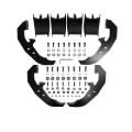 Picture of Westin 19-20 Chevrolet Silverado / GMC Sierra 1500 Reg Cab PRO TRAXX 4 Oval Nerf Step Bars - Black