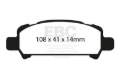 Picture of EBC RP-X Brake Pad Sets - DP81293RPX