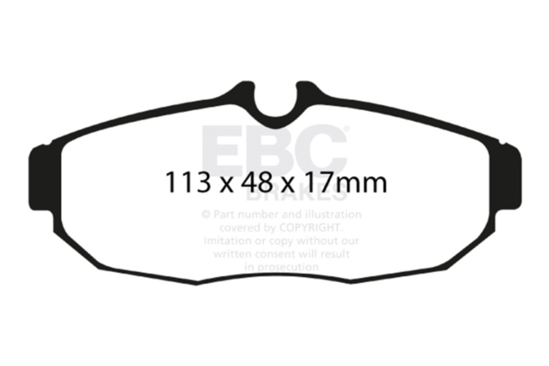 Picture of EBC RP-X Brake Pad Sets - DP81741RPX