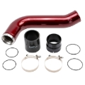 Picture of Wehrli 20-24 Chevrolet 6.6L L5P Duramax Passenger Side 3.5in Intercooler Pipe - WCFab Red