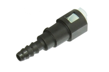 Picture of Radium Engineering Adapter Fitting 5/16 SAE Female to 3/8 Inch Hose Barb