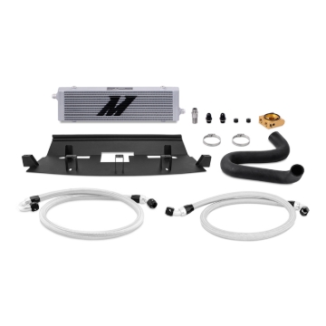 Picture of Mishimoto 2018+ Ford Mustang GT Thermostatic Oil Cooler Kit - Silver
