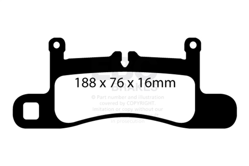 Picture of EBC Yellowstuff Brake Pad Sets - DP42098R