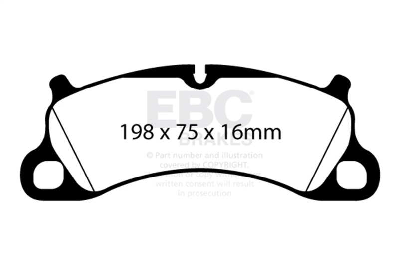 Picture of EBC Yellowstuff Brake Pad Sets - DP42144R