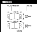 Picture of Hawk Performance HAWK HPS 5.0 Brake Pad Sets - HB638B.702
