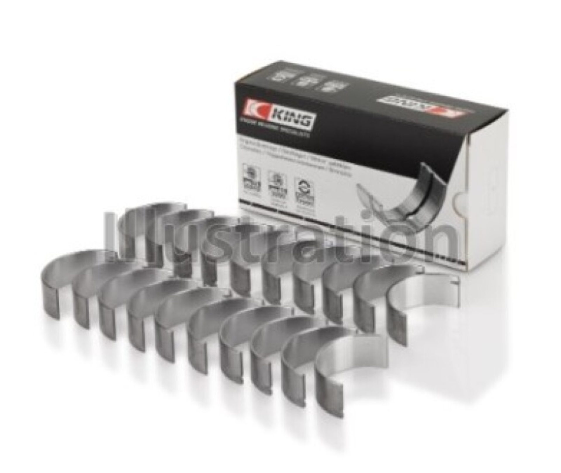 Picture of King Engine Bearings Ford 415 (Size +.75) Connecting Rod Bearing Set