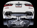 Picture of AWE Tuning 2019+ BMW M340i (G20) Non-Resonated Touring Edition Exhaust - Quad Diamond Black Tips