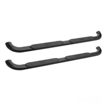 Picture of Westin 19-20 Dodge Ram 1500 Crew Cab Platinum 4 Oval Nerf Step Bars - Black