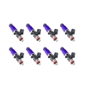 Picture of Injector Dynamics 1340cc Injectors - 60mm Length - 14mm Purple Top - 15mm Lower O-Ring (Set of 8)