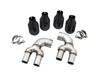 Picture of AWE Tuning 2019+ BMW M340i (G20) OE-Config-To-Quad Tip Conversion Kit - Diamond Black Tip