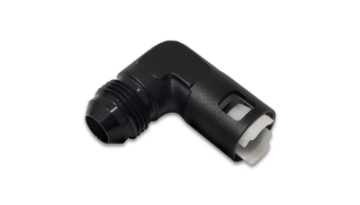 Picture of Vibrant 90 Degree Aluminum AN to Female Quick Connect -8AN - 0.375in Hose Size
