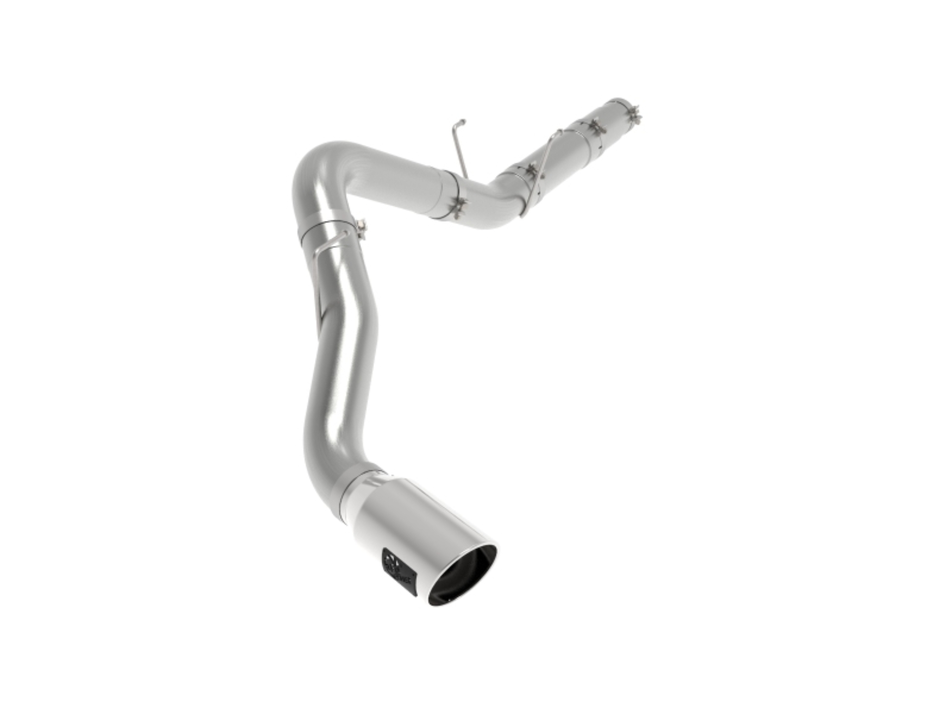 Picture of aFe LARGE BORE HD 5in 409-SS DPF-Back Exhaust w/Pol Tip 19-20 Ram Diesel Trucks L6-6.7L (td)