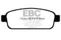 Picture of EBC Redstuff Brake Pad Sets - DP32066C