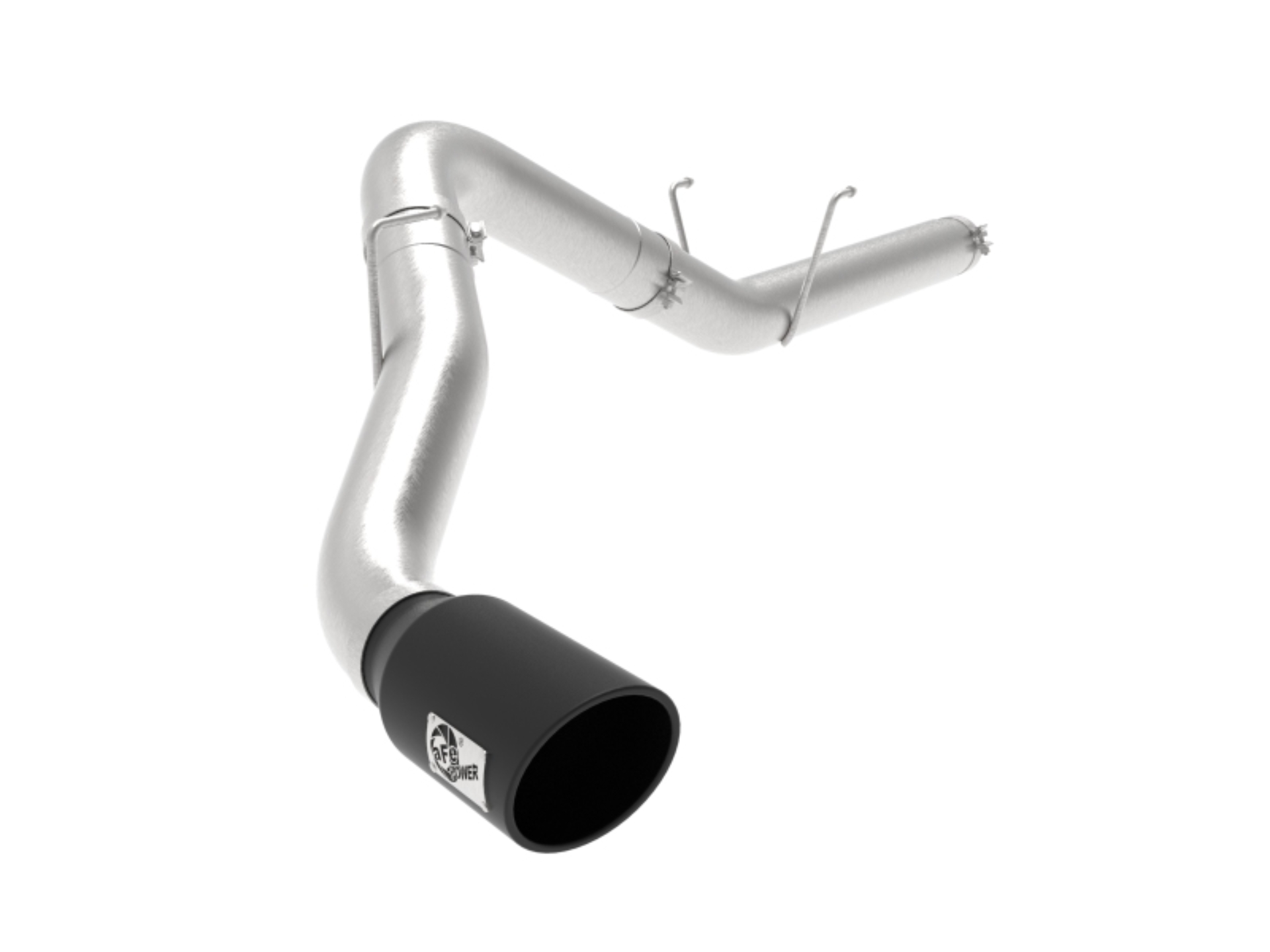 Picture of aFe Large Bore-HD 5in 409SS DPF-Back Exhaust System w/Black Tip 19-20 Ram Diesel Trucks L6-6.7L (td)