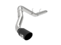 Picture of aFe ATLAS 5in Alum Steel DPF-Back Exhaust System w/Black Tip 19-20 Ram Diesel Trucks L6-6.7L (td)