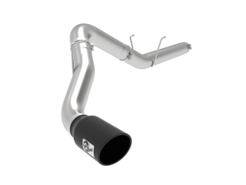 Picture of aFe ATLAS 5in Alum Steel DPF-Back Exhaust System w/Black Tip 19-20 Ram Diesel Trucks L6-6.7L (td)
