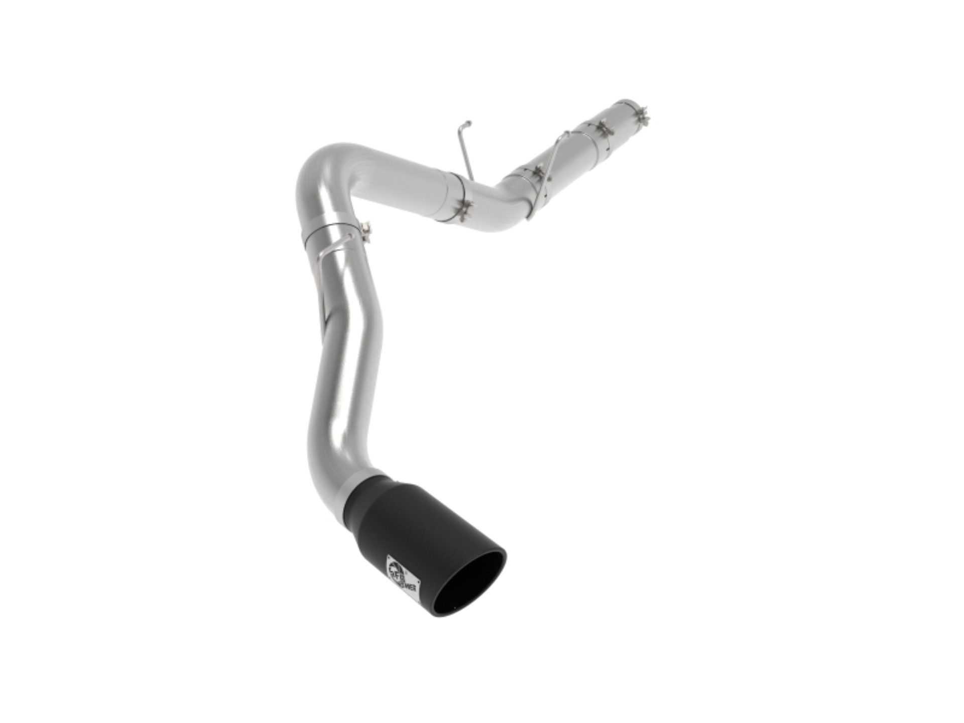 Picture of aFe Large-Bore HD 5in 409SS DPF-Back Exhaust System w/Black Tip 19-20 Ram Diesel Trucks L6-6.7L (td)