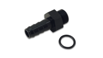 Picture of Vibrant Aluminum Male -6AN ORB to 3/8in Barb w/O-Ring - Anodized Black