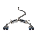 Picture of Remark 2019+ Toyota Corolla Hatchback Quad-Exit Cat-Back Exhaust Burnt Stainless Steel