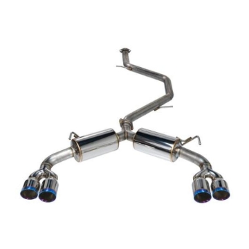 Picture of Remark 2019+ Toyota Corolla Hatchback Quad-Exit Cat-Back Exhaust Burnt Stainless Steel