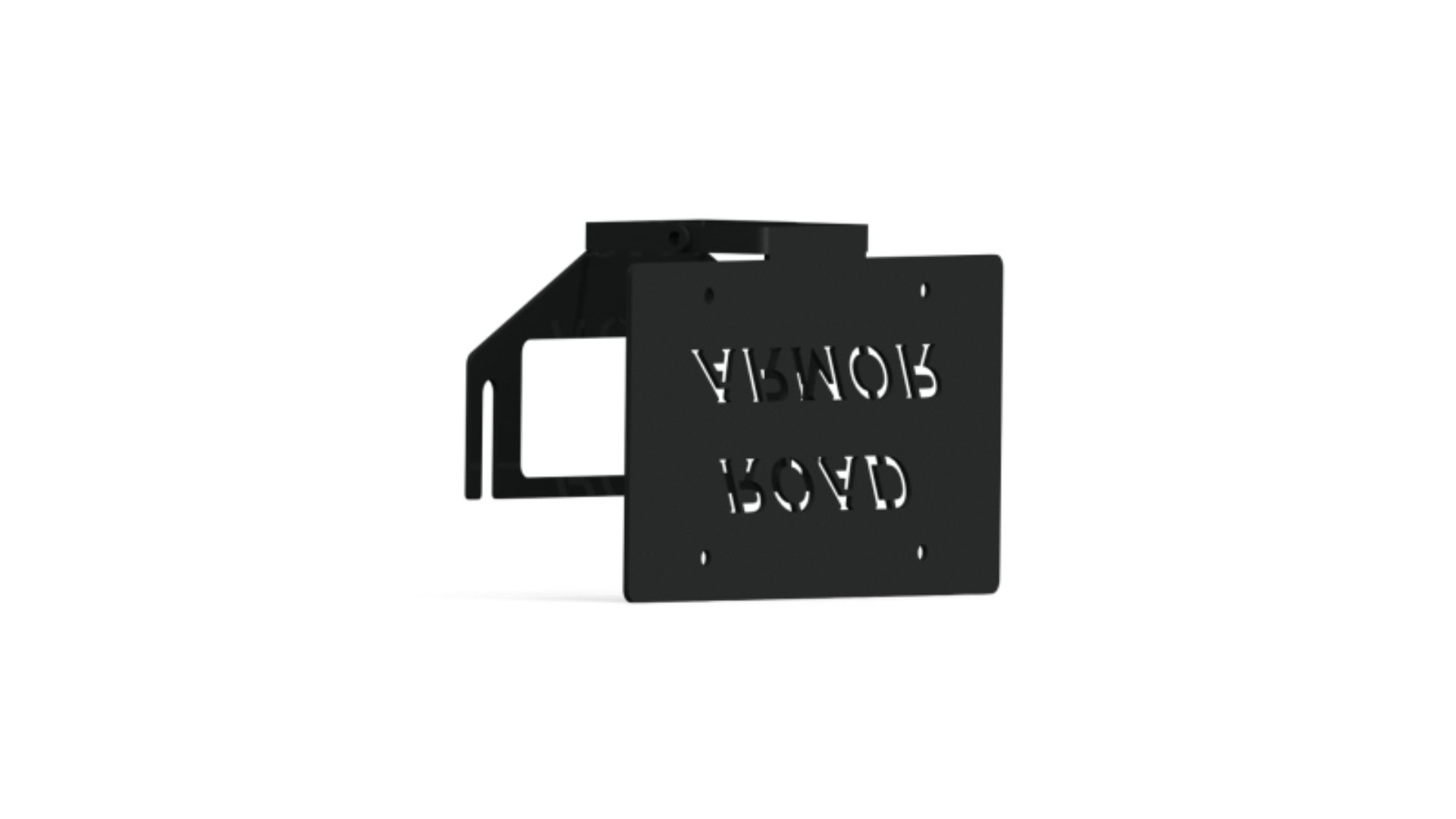 Picture of Road Armor 3.6in Offset Fairlead Mount - Tex Blk