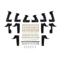 Picture of Westin 18-20 Jeep Wrangler JL Unlimited 4DR HDX Drop Nerf Step Bars - Textured Black